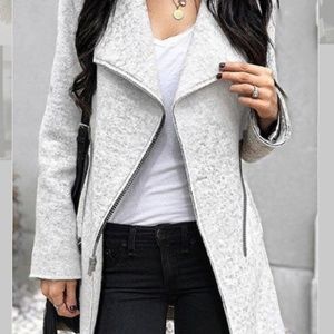 Turn-down Collar Cardigan Coat